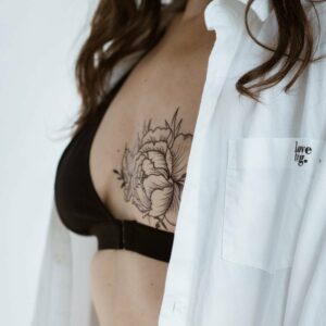 soutien-gorge mono-bonnet post-mastectomie en coton noir
