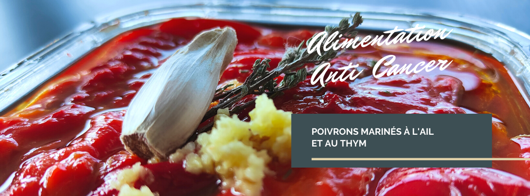 Recettes anticancer: poivrons marinés recette vegan